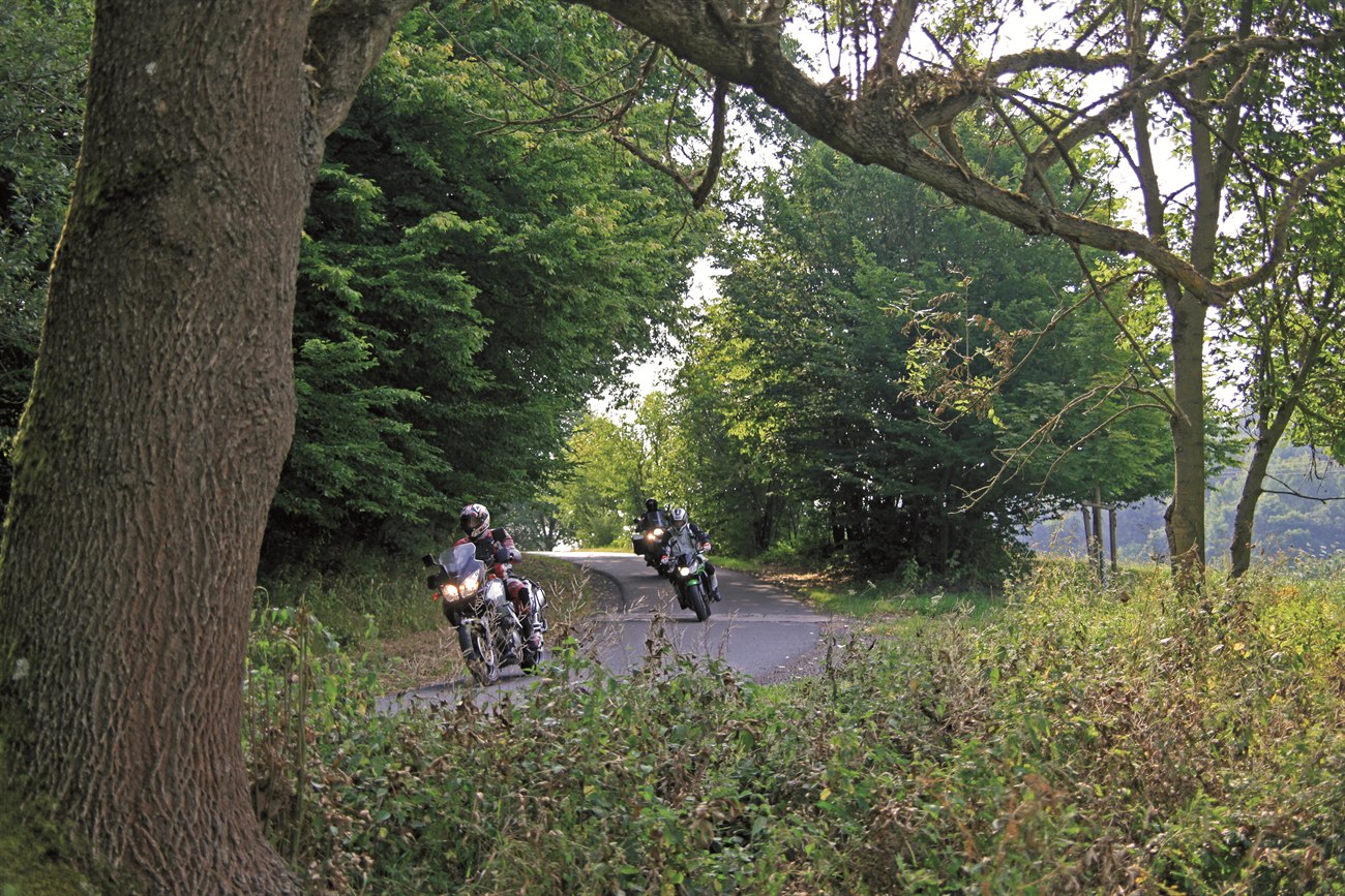 Motorradfahren im Ostharz